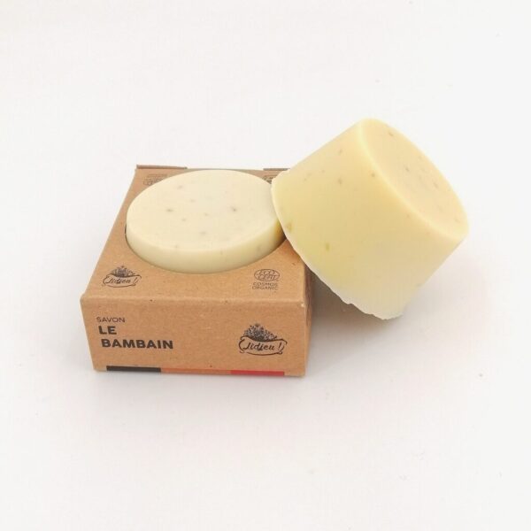 Le Bambain, 100 % d'origine naturelle, certifié BIO, au Calendula et sans parfum pour les enfants et les femmes enceintes.