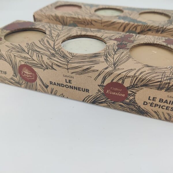 Coffret Evasion 3 savons Lîdjeu x Pupa