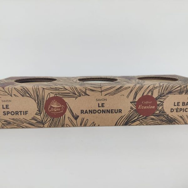 Coffret Evasion 3 savons Lîdjeu x Pupa