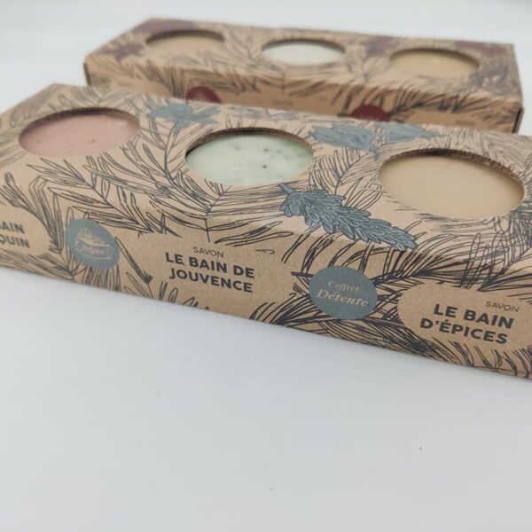 Coffret Détente 3 savons Lîdjeu x Pupa