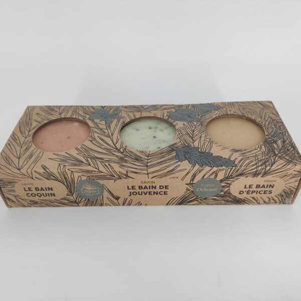 Coffret Détente 3 savons Lîdjeu x Pupa